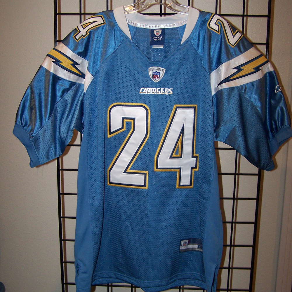 NFL REEBOK ONFIELD CHARGERS JERSEY S3325